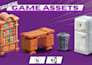 create low poly 3d game assets for unity and unreal engine